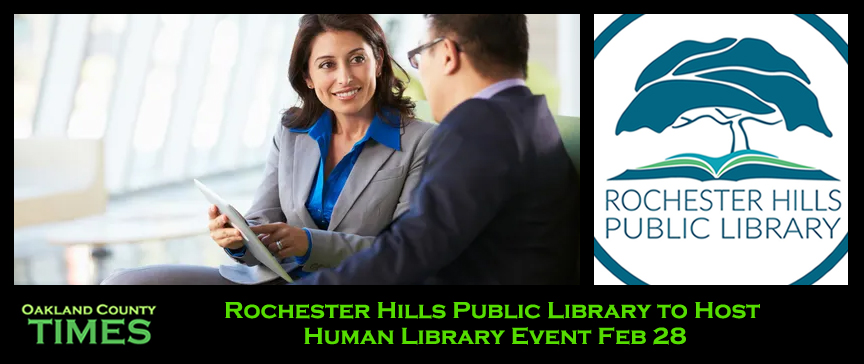 Rochester Hills Public Library to Host Human Library Event Feb 28