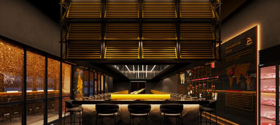 Concept photo of the interior of Wagyu Master that is set to open in San Jose on Feb. 18 (Courtesy: Wagyu Master)