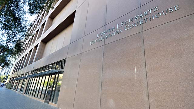 Federal courthouse guilty not guilty