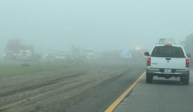 Major I-5 crash near Sacramento involves 3 big rigs in dense fog