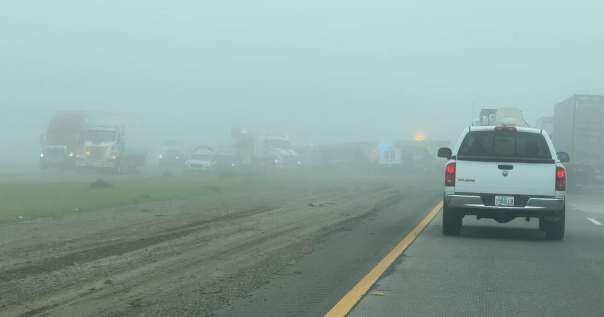 Major I-5 crash near Sacramento involves 3 big rigs in dense fog