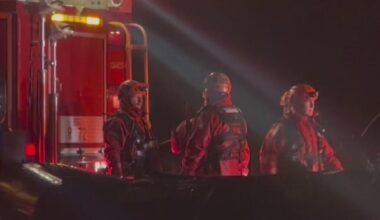 Search for man swept away in Cajon Pass in Fullerton continues Wednesday