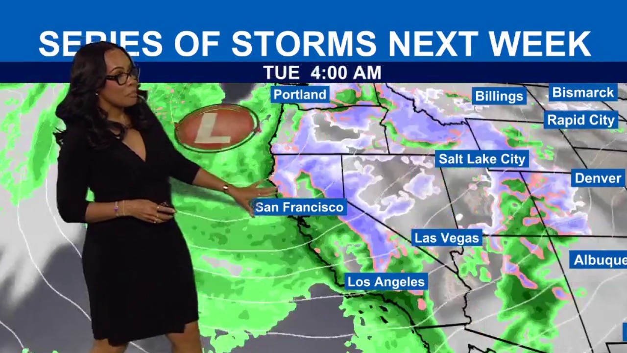 Triple-storm system enters SoCal forecast