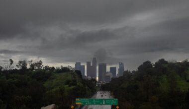 Southern California experiences widespread rain overnight as scattered showers linger into morning