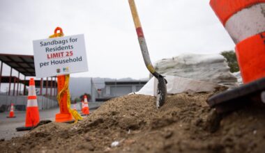 Evacuation warning in place as Southern California winter storm brings threat of debris flows