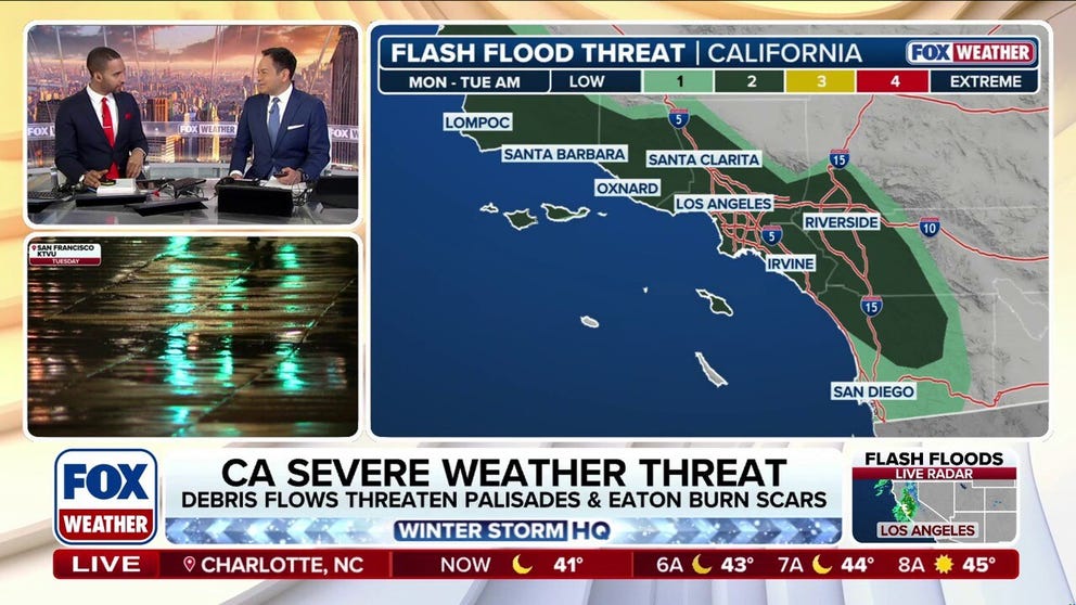 High-impact storm threatens California with flooding and severe storms | Latest Weather Clips