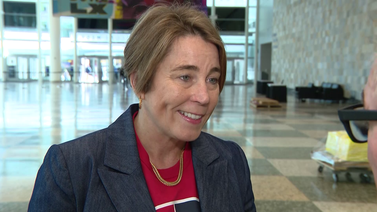Gov. Healey in California, rooting for Patriots at Super Bowl 60