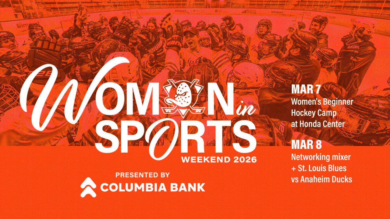 Ducks to Host Fourth Annual Women in Sports Weekend March 7-8 at Honda Center