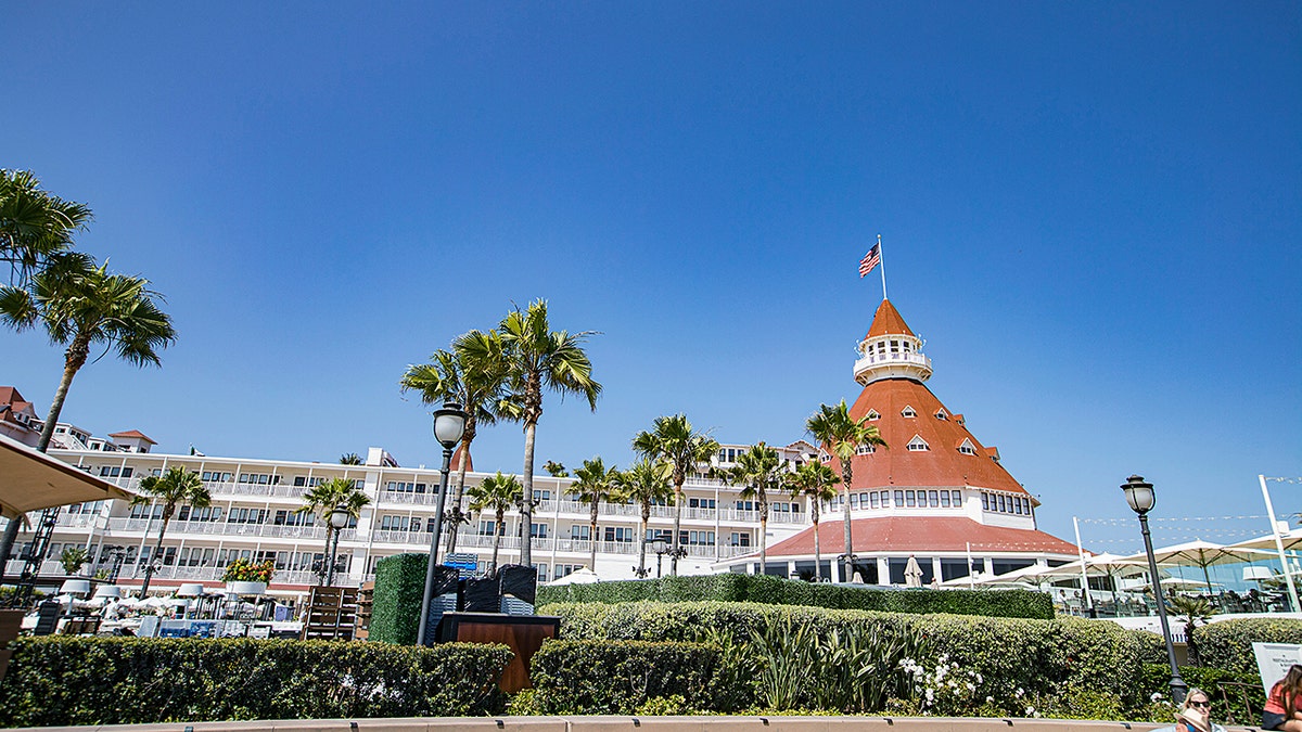 Exterior view of the Hotel del Coronado in Coronado, California