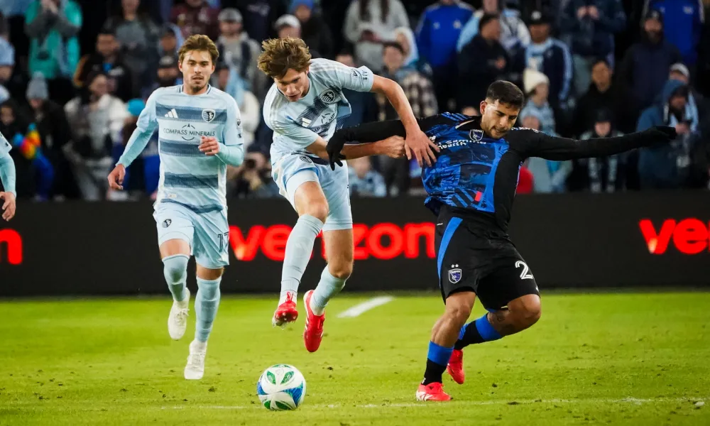 Sporting KC falls at San Jose in Wicky's debut