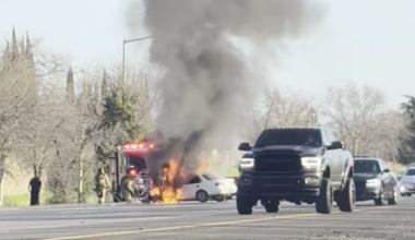 Sacramento County Interstate 80 traffic congested after crash, fire