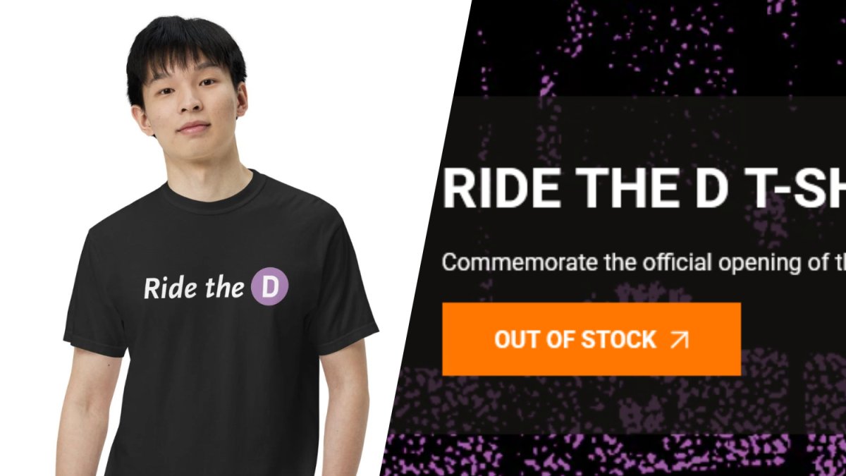 Metro’s trendy ‘Ride the D’ T-shirts restocked amid high demand – NBC Los Angeles