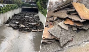 Slabs of broken concrete pile up in Santa Monica Channel during storm – NBC Los Angeles