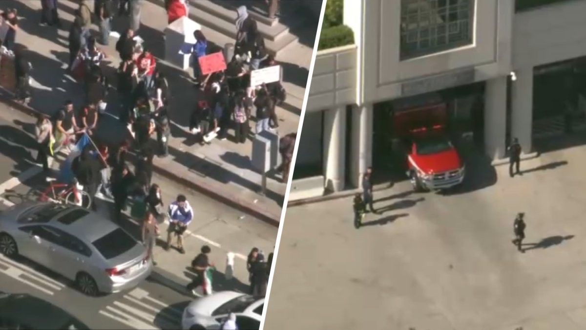 Federal agent injured in downtown LA amid protest, police say – NBC Los Angeles