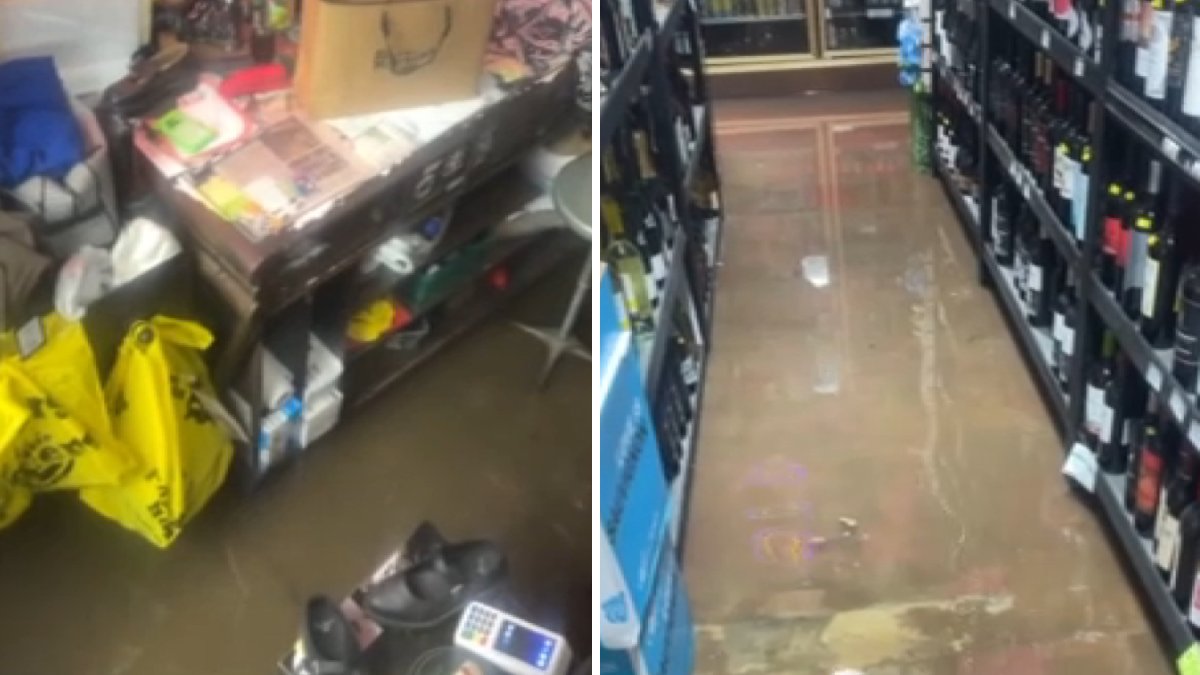 Melrose businesses flooded again amid rain – NBC Los Angeles