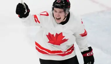 Macklin Celebrini’s Olympic run has Warriors and Sharks glued to the gold medal game