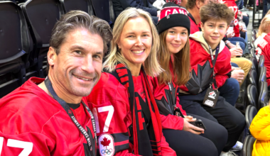 Celebrini thriving for Team Canada in 1st Olympics at 19