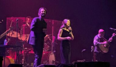 Julie Anne San Jose sings with Josh Groban at his concert: