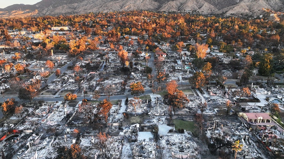 Eaton Fire in Altadena