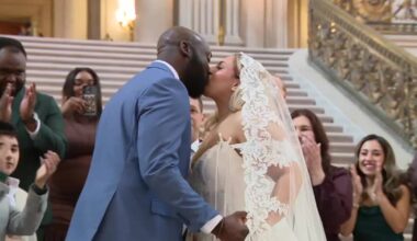 Love is in the air at San Francisco City Hall ahead of Valentine's Day