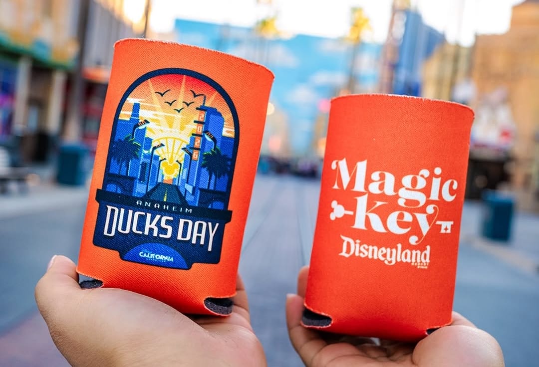 Magic Key Exclusive Anaheim Ducks Day Coozie Coming to Disney California Adventure