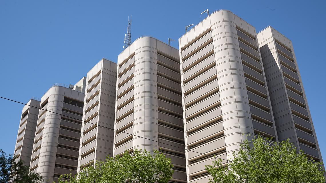 Sacramento County Main Jail on April 28, 2020