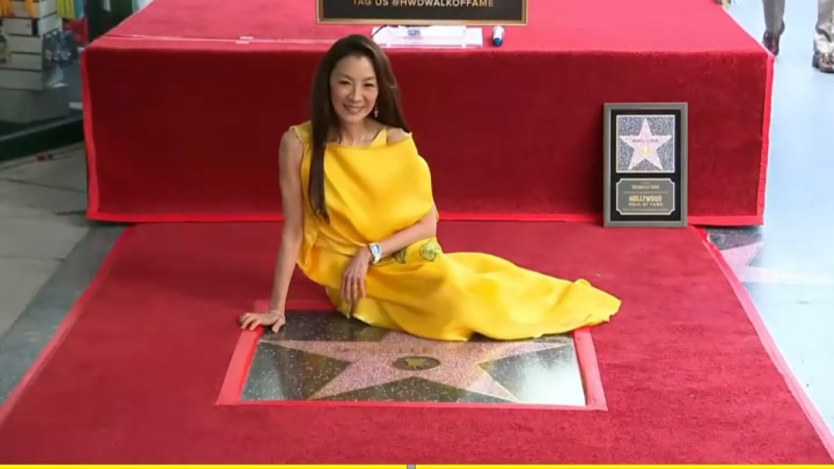 Michelle Yeoh gets a star on Hollywood Walk of Fame – NBC Los Angeles