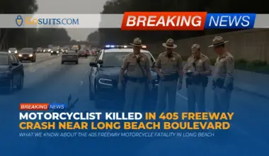 Motorcyclist Killed in 405 Freeway Crash Near Long Beach Boulevard