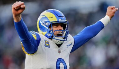 Matthew Stafford Los Angeles Rams quarterback wins 2025 NFL MVP award