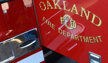 Man laying outside Oakland firehouse struck by fire department vehicle responding to blaze – The Mercury News