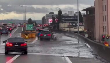 Oakland drivers fed up over off-ramp that floods "every time" it rains