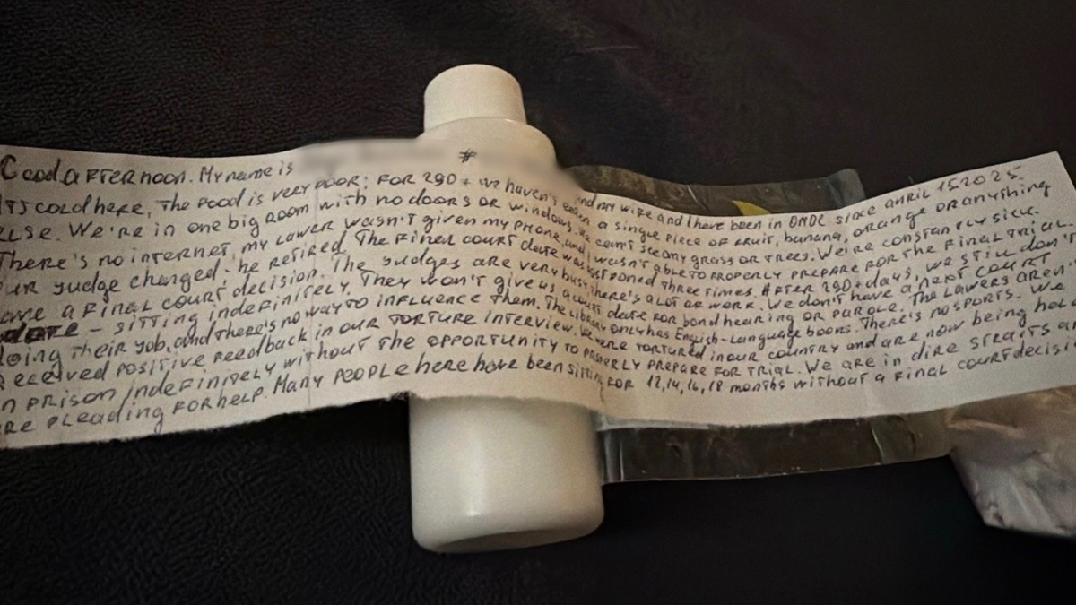 Note alleges harsh conditions in Otay Mesa Detention Center, congressman denied entry – NBC 7 San Diego