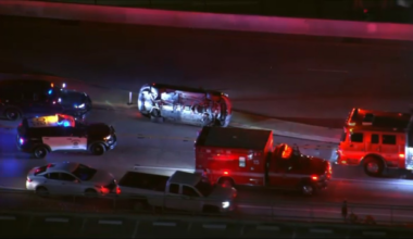 Vehicle overturns during stolen car pursuit in South LA – NBC Los Angeles