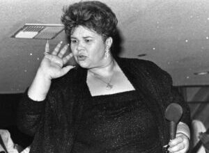 Portrait of singer Etta James