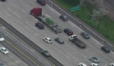 Big rig spills load, leaks oil on Highway 50, CHP says