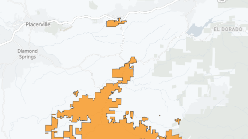 Thousands lose power in El Dorado, Calaveras counties, PG&E outage map shows