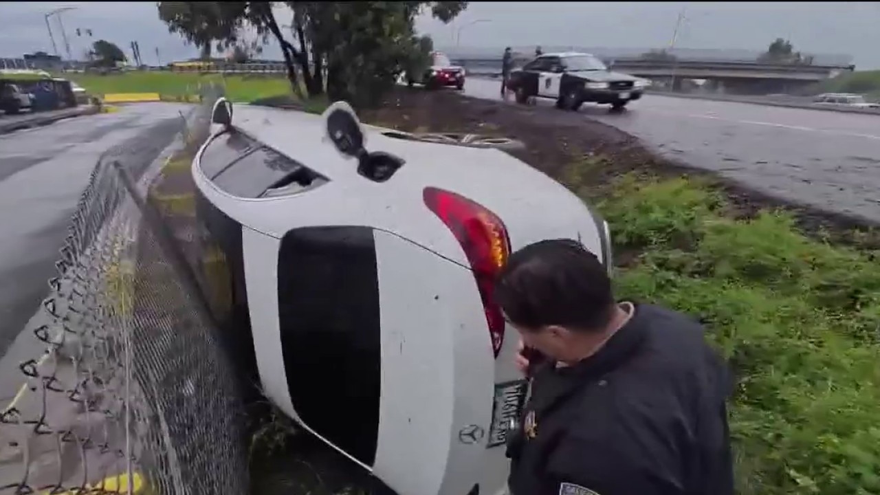 Wet roads across Bay Area lead to crashes as CHP urges drivers to slow down