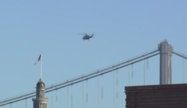 Low-flying helicopter seen around San Francisco Bay Area is part of Super Bowl preparations