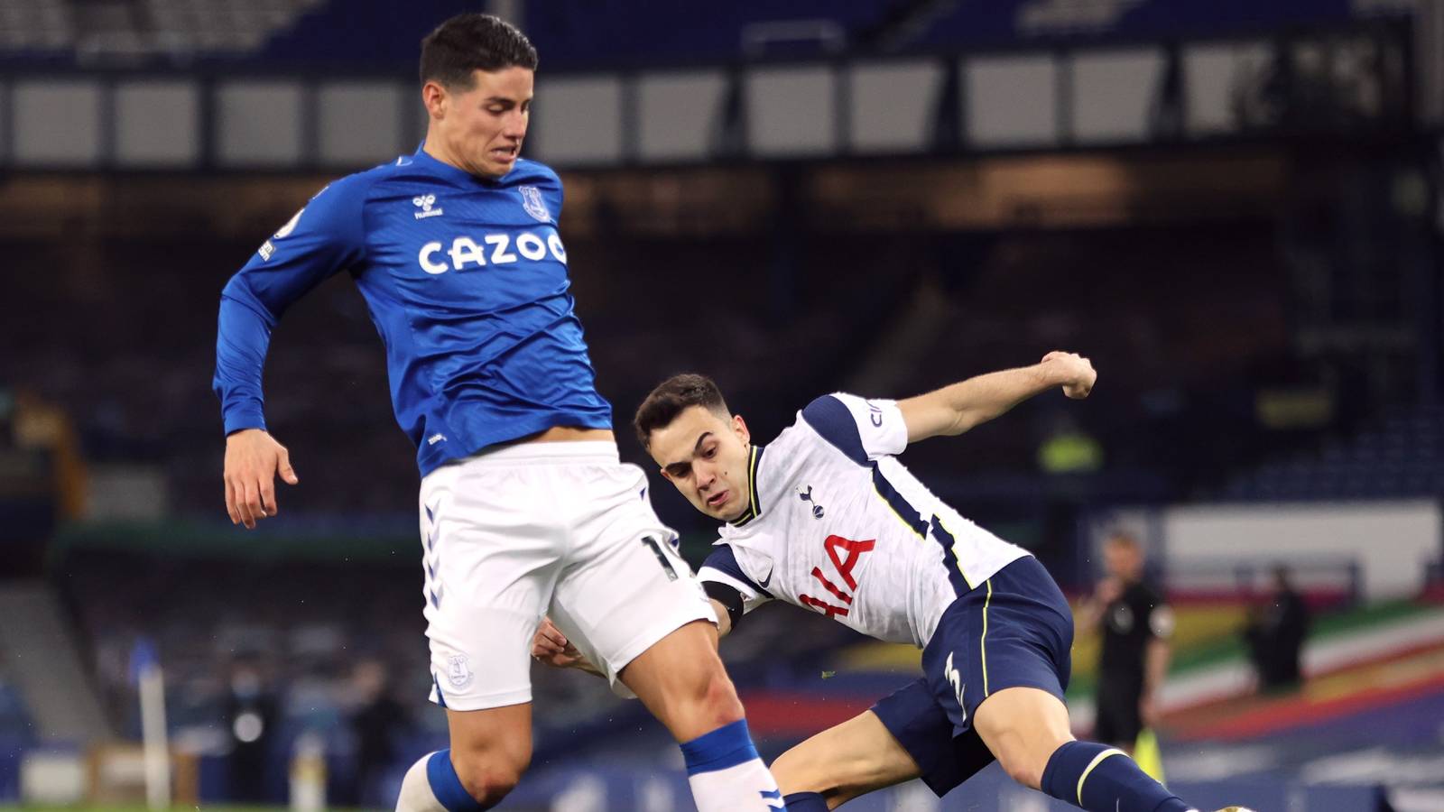 James Rodríguez to Sergio Reguilón