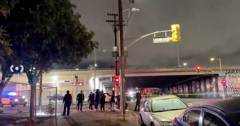 18-year-old shot at downtown Los Angeles street takeover