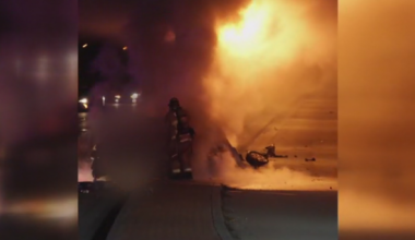 Single-vehicle crash in Long Beach leaves 4 dead