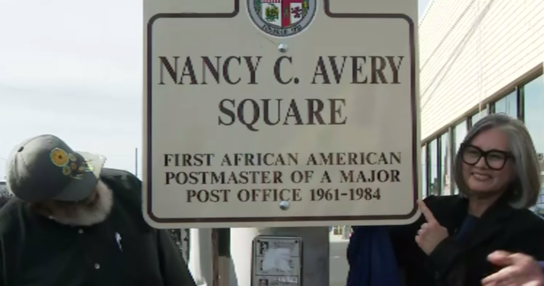 Pacoima celebrates the new Nancy Avery Square, honoring the late Black postmaster