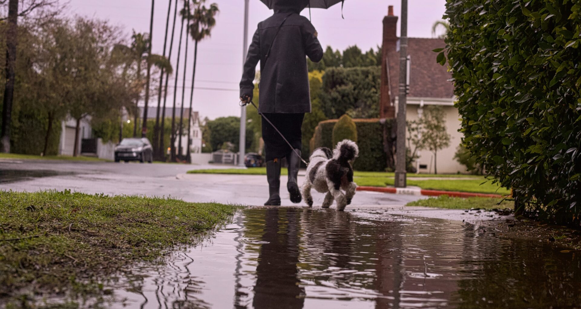 Storm Front Leaves LA Area As Fast as it Arrived