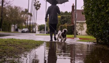 Storm Front Leaves LA Area As Fast as it Arrived