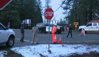 Live storm coverage in Northern California on February 18