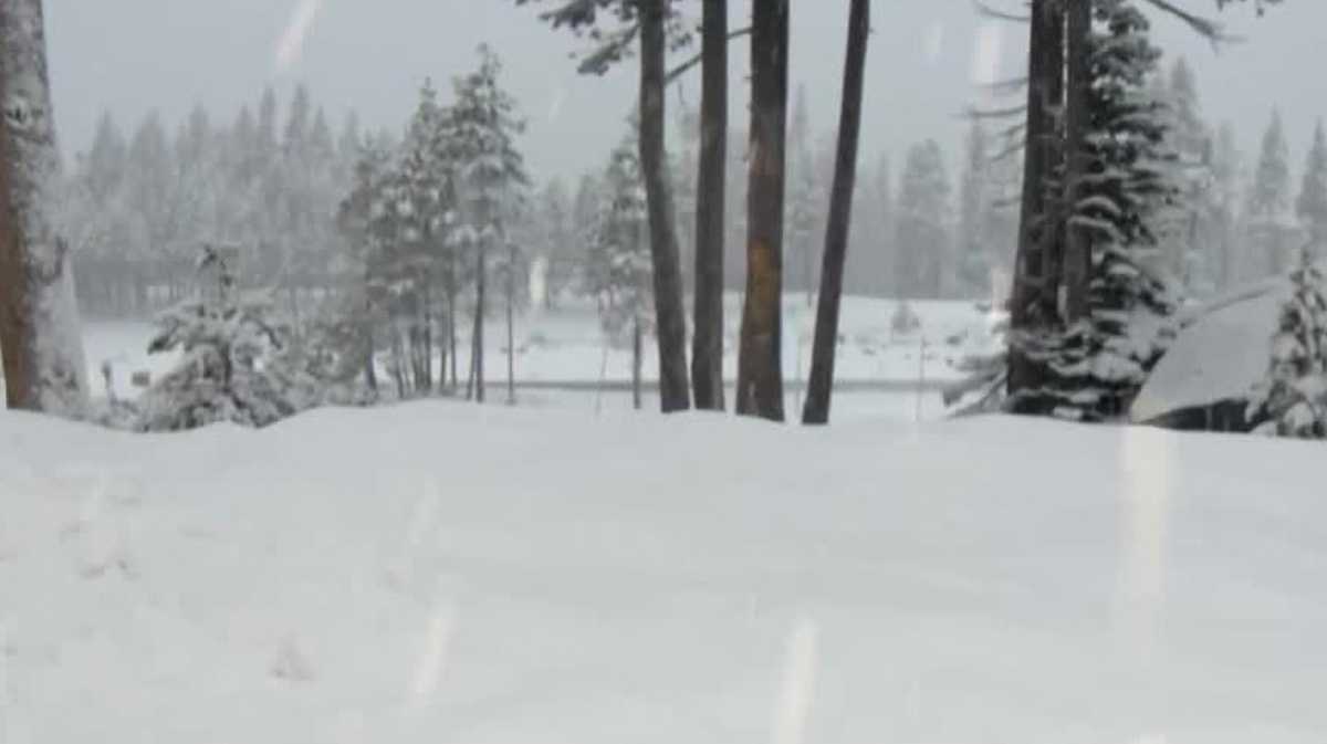Live storm coverage in Northern California on February 16
