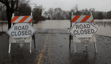Flooding closes portions of highways near Sonoma