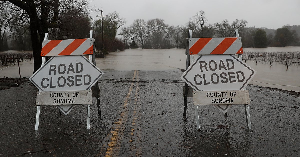 Flooding closes portions of highways near Sonoma