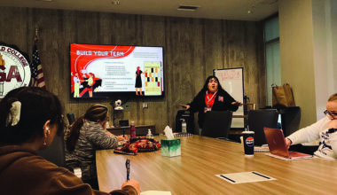 Frank Dirden, First Renegades President and Newly Appointed Director of Finance, leads the Student Organization Workshop.
