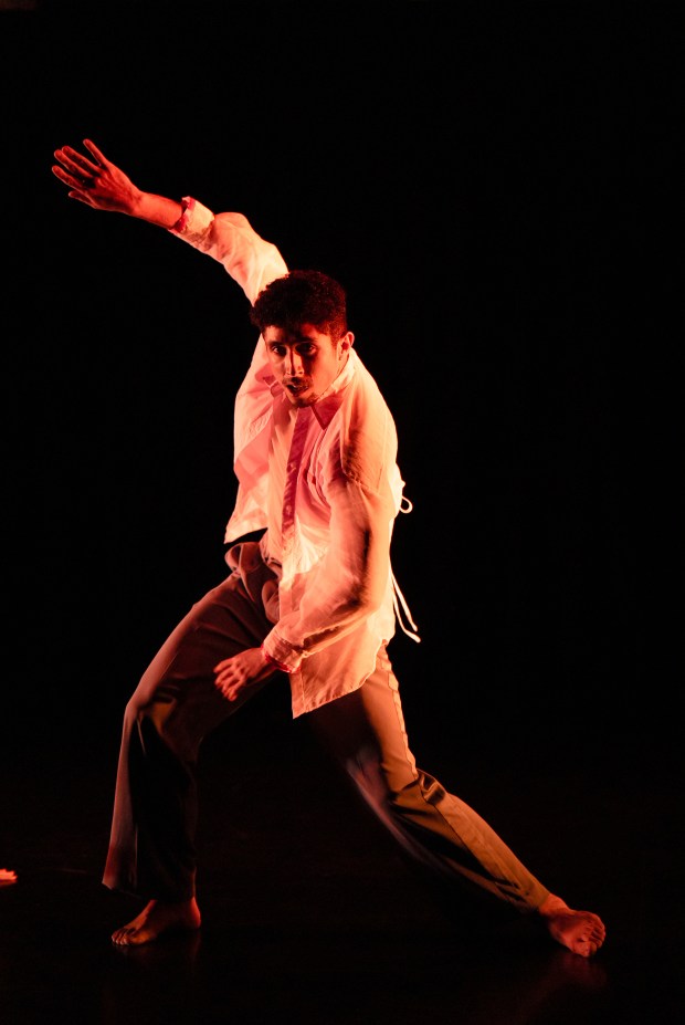 Dancer and choreographer Nick McGhee is the featured artist at San Diego Dance Theater's 2026 Live Arts Festival on Feb. 28 at Arts District Liberty Station in San Diego. (Doug McMinimy)